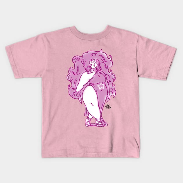 Goddess Gem 3 Kids T-Shirt by TeeJay93